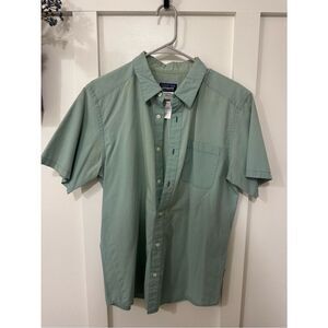 Patagonia Short-Sleeve Casual Button-Down in Sage